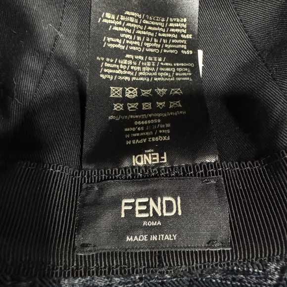 NEW✨Fendi Denim FF Bucket Hat - Picture 2 of 5